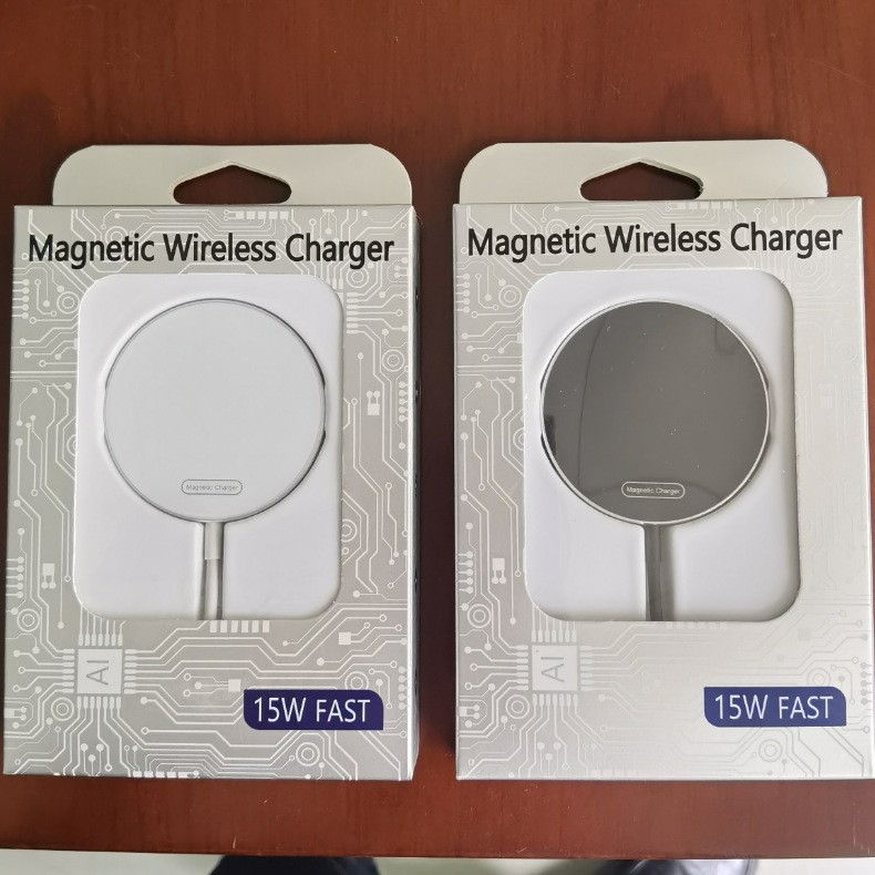 MagSafe new private mold 15W magnetic wireless charger for Apple 12 Huawei Xiaomi Samsung phones