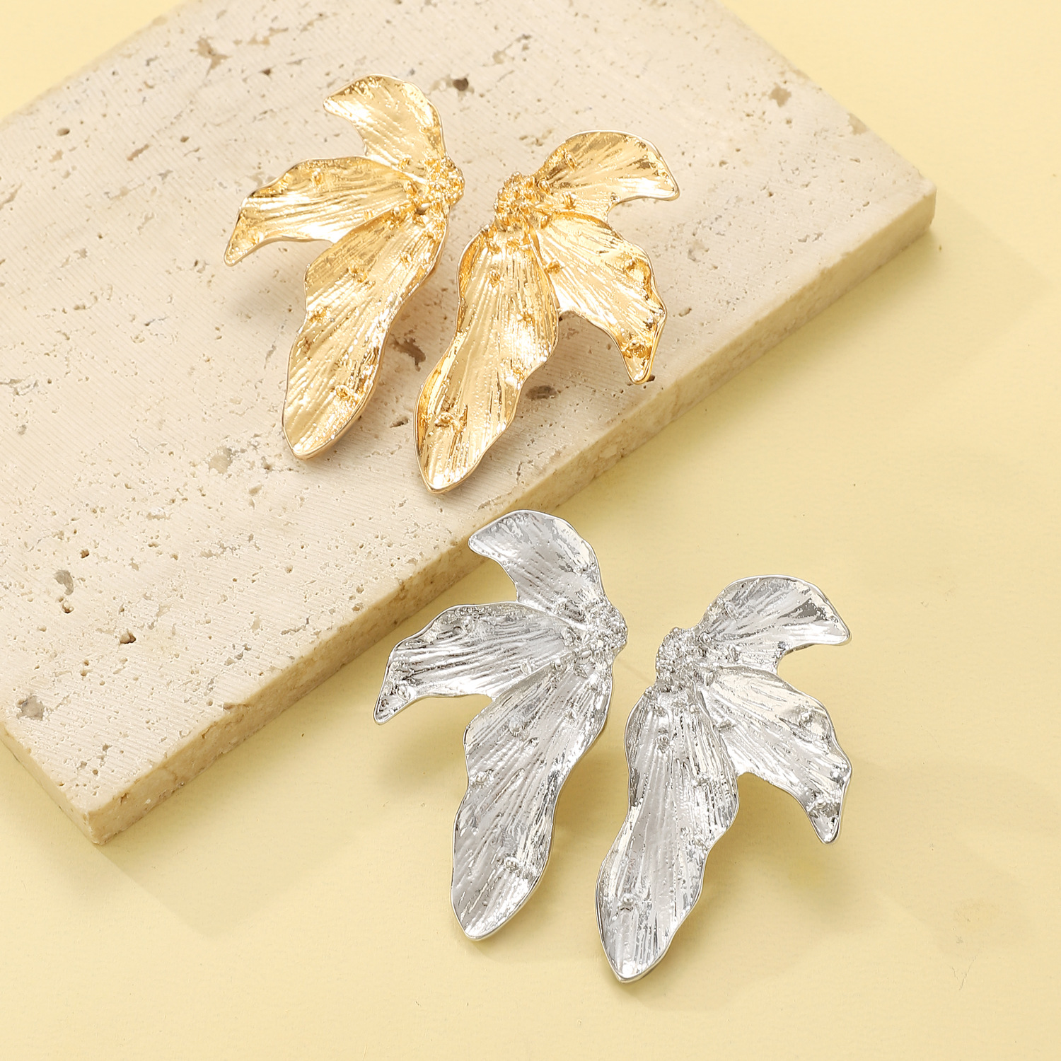 Alloy Earrings Women Leaf Earrings Accessories Earrings Women