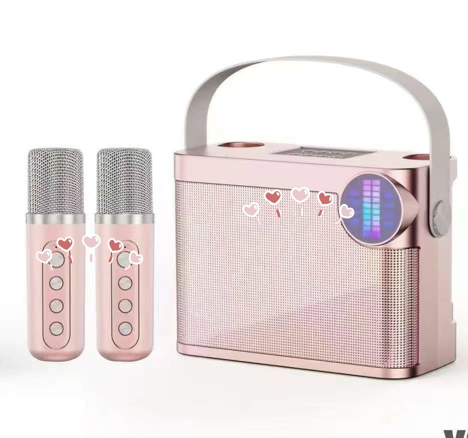 YS210 Handheld K歌 Bluetooth Speaker Phone Wireless Microphone USB Portable Bluetooth Outdoor Portable 203 Speaker