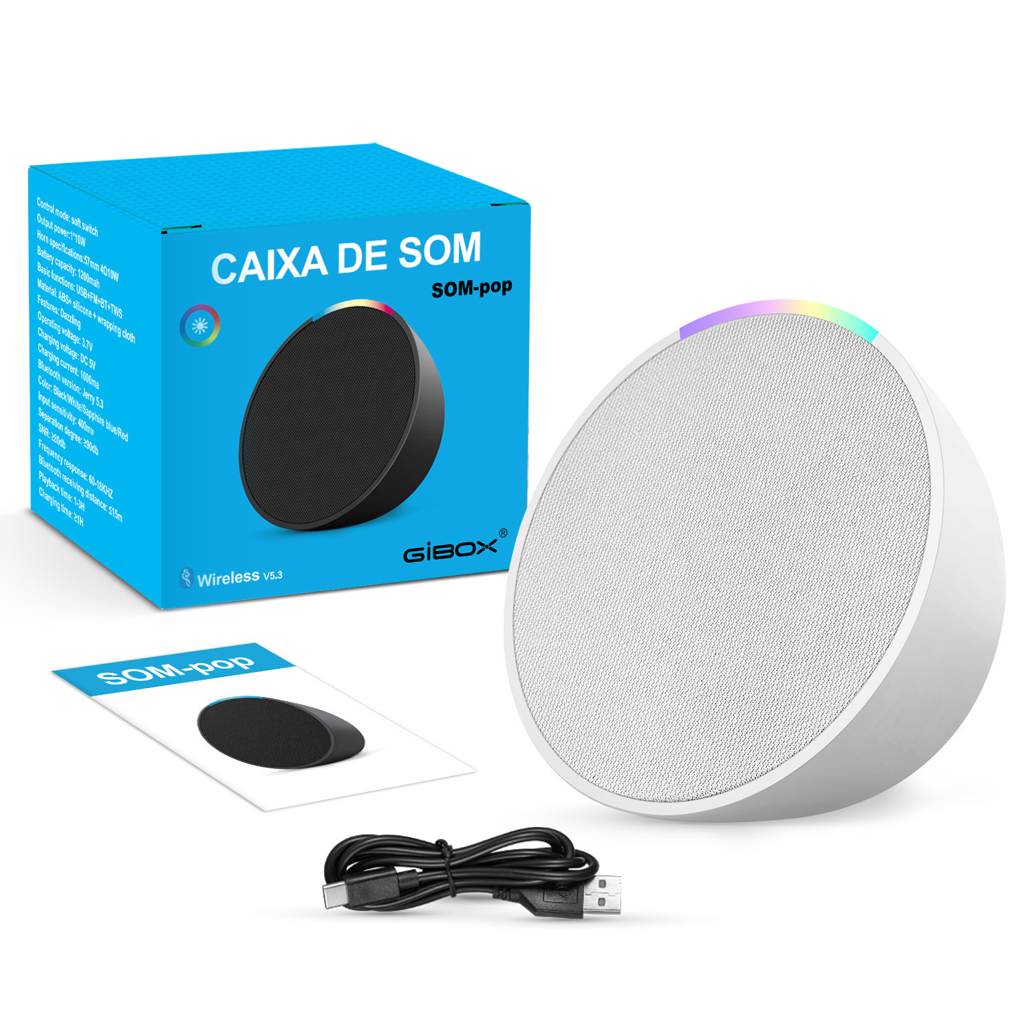 Alaxe Bluetooth Speaker Subwoofer Mini Portable Outdoor High Power Home High Quality Desktop Mini Speaker