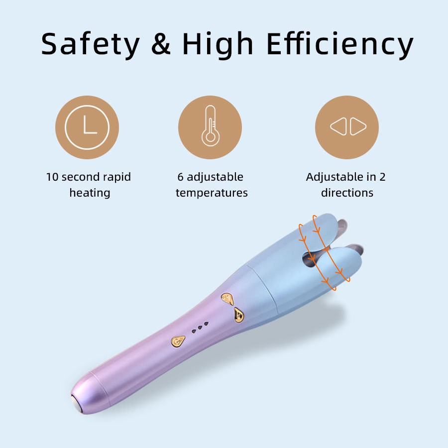 Automatic Curling Iron Rose Curl Non-Damaging Styling 25MM Big Wave Curler Ceramic Hair Care