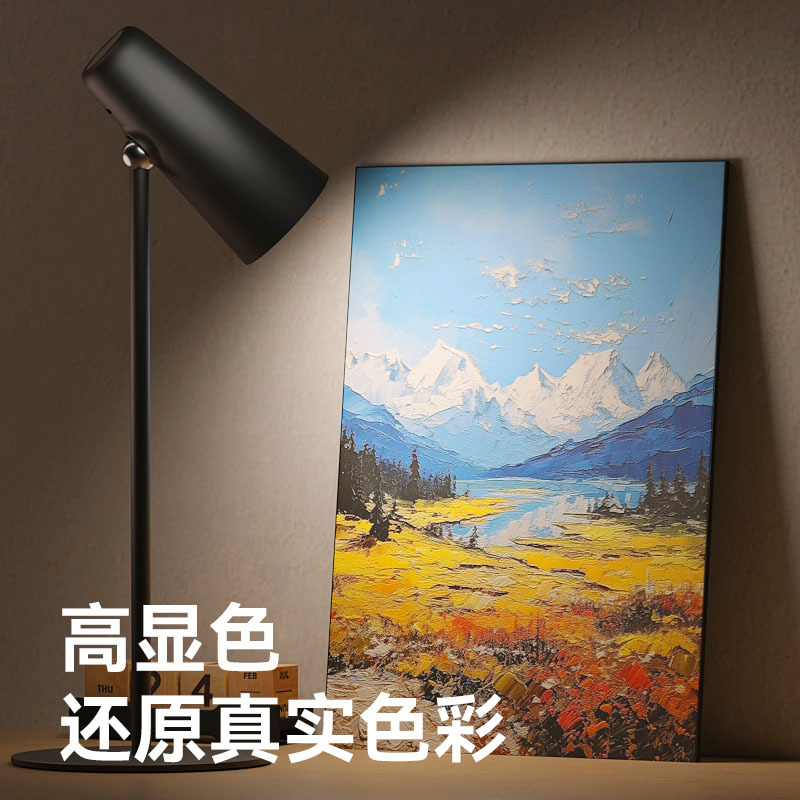 LED eye-protection desk lamp for students reading writing desk dormitory bedroom bedside multifunctional magnetic lamp no flicker