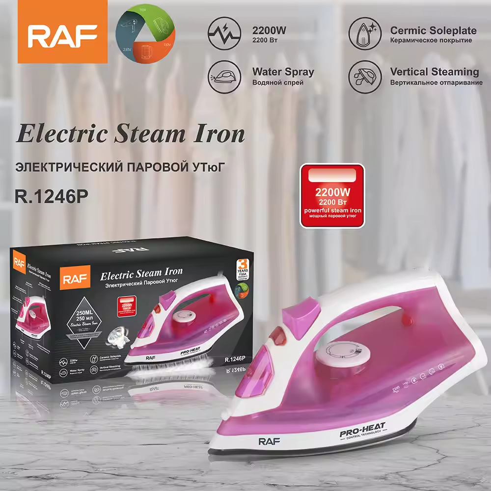 European Standard Handheld Steam Electric Iron Small Portable Iron Household Iron 1200W