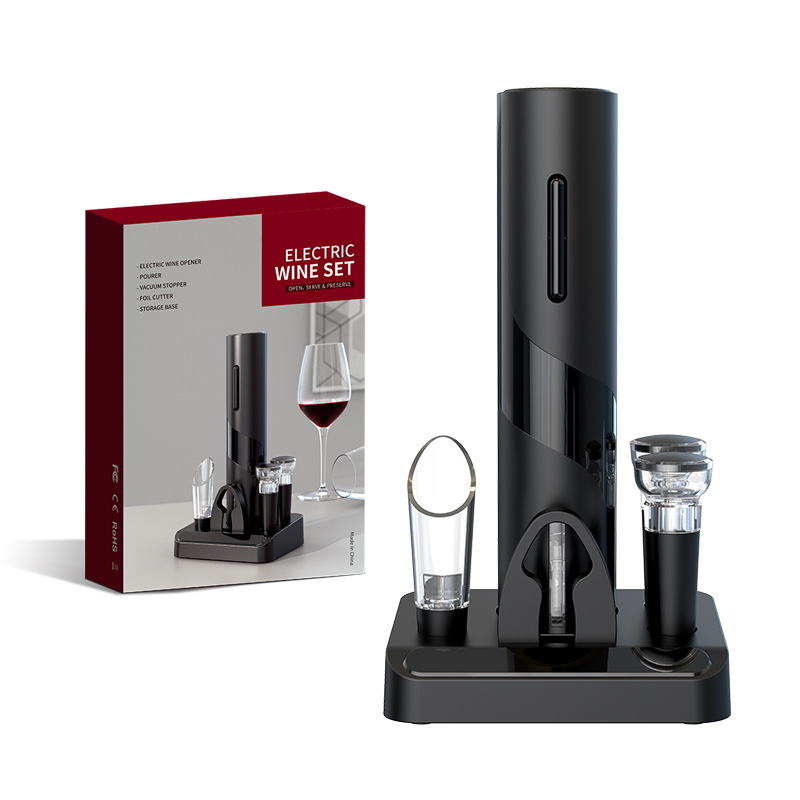 KLT New Electronic Wine Opener Cheer Plastic USB Rechargeable Red Wine Electric Wine Opener