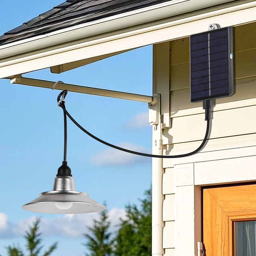 New product solar hanging light outdoor garden pavilion split pendant light garden decoration camping lighting light