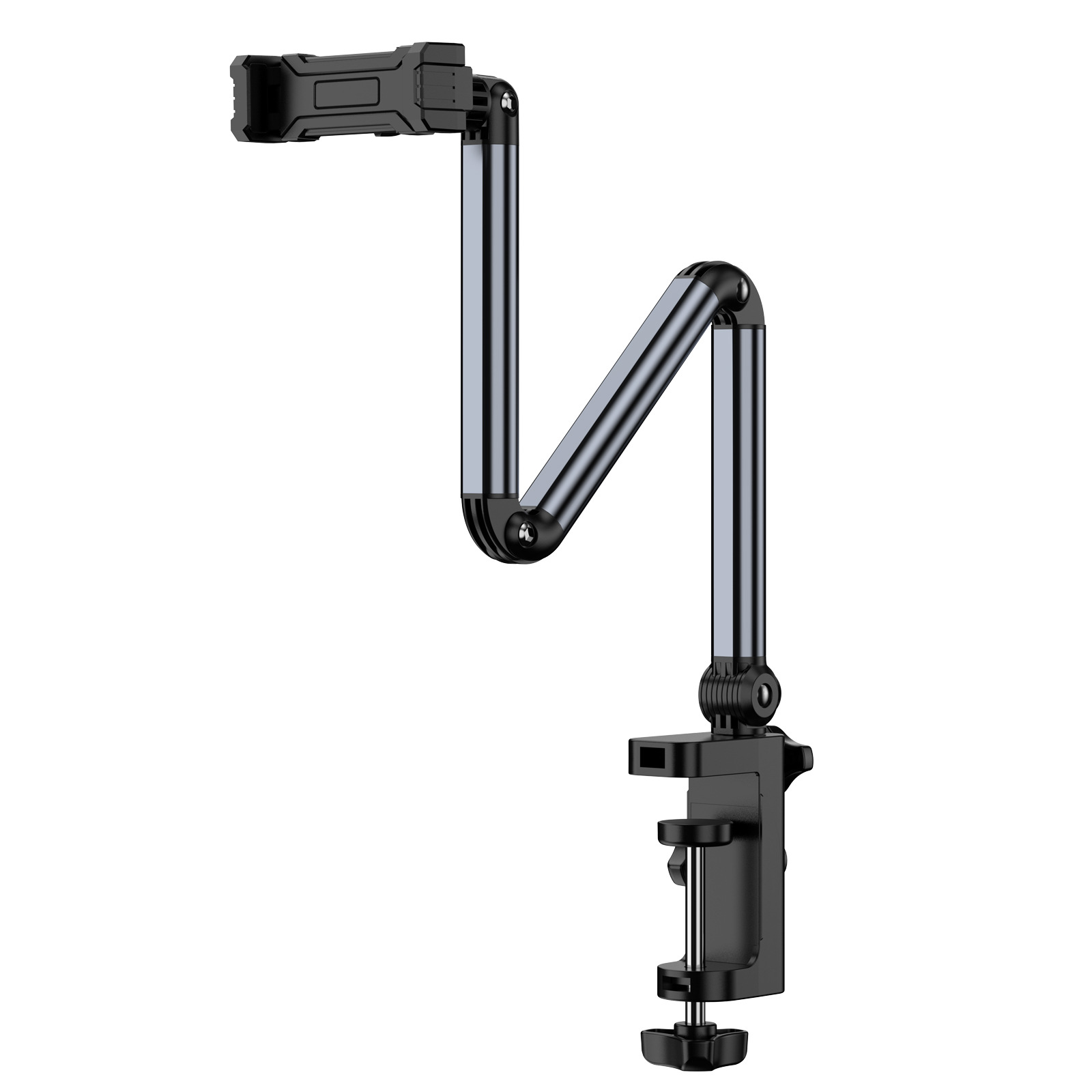 Desktop arm bracket metal phone lazy support stand 360-degree rotating live streaming bedside magnetic