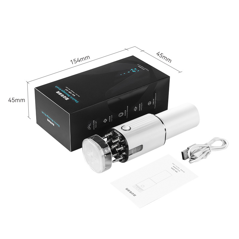 New scalp applicator for Minoxidil, red light electric massage comb with EMS microcurrent applicator, dedicated