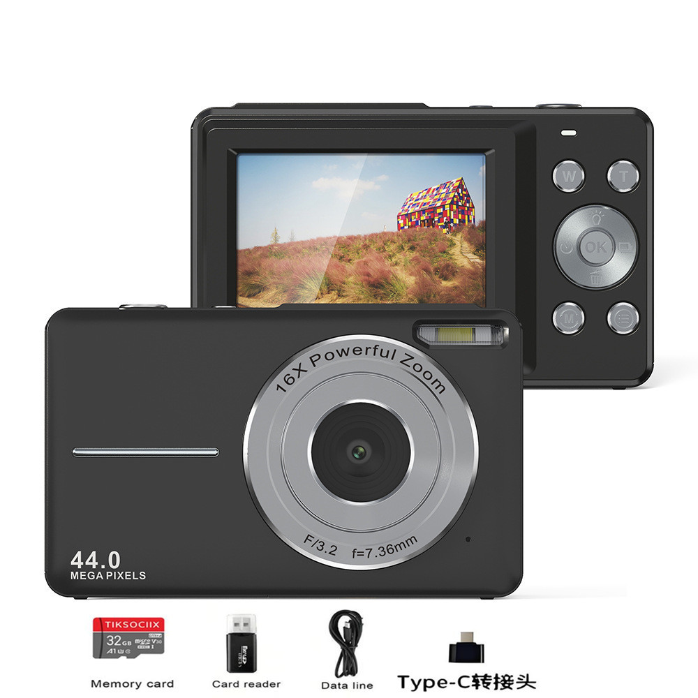 DC403 camera 2.4 inch display digital HD camera small portable CCD student telephoto