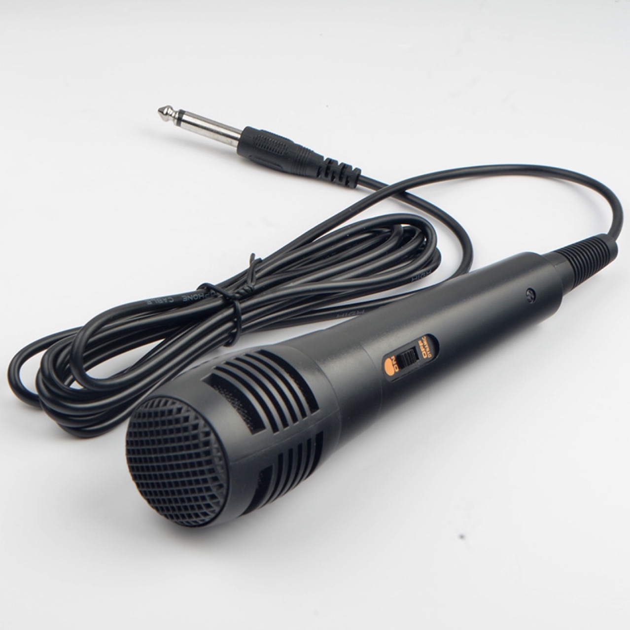 Connected split microphone plastic dynamic wired microphone cremation tube microphone