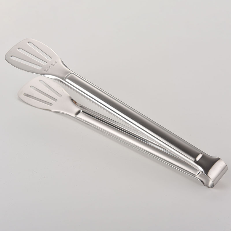 Food-Grade Stainless Steel Large Fish Frying Clip Extended BBQ Grilling Bread Clip Buffet Food