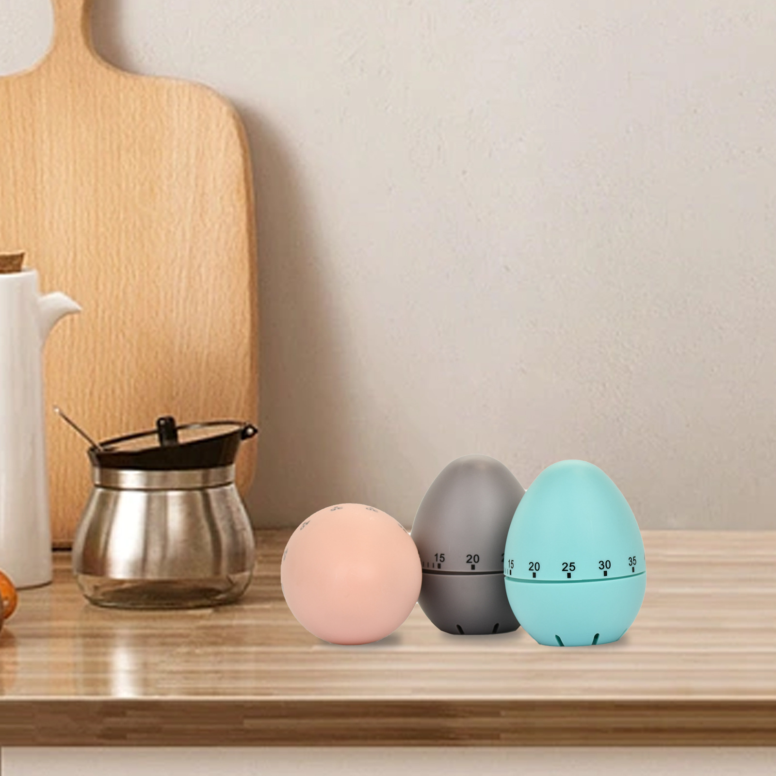 Learning Homework Kitchen Time Reminder Timer Mechanical Wind-up Egg Timer Desktop Ornament