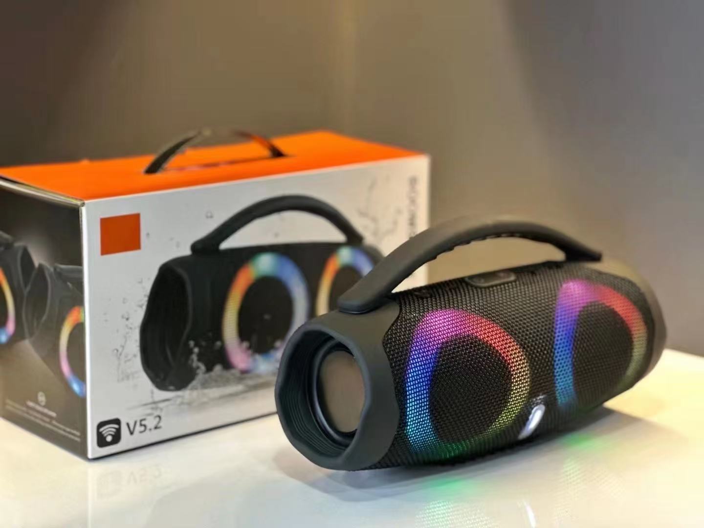 BOX3 MINI RGB Small Fighter Third Generation Portable Card Wireless Bluetooth Speaker