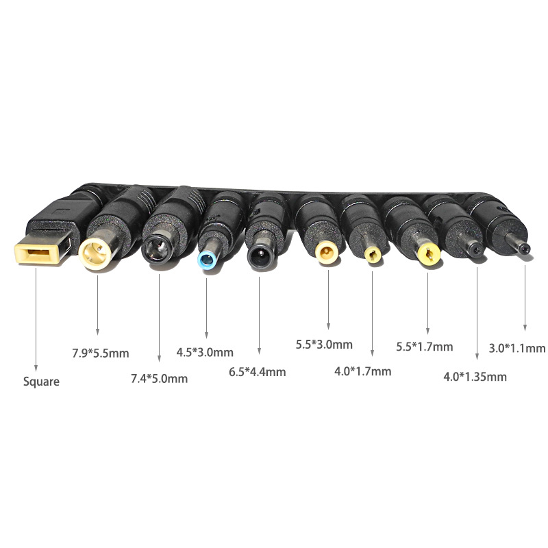 Type-C to DC fast charge laptop power cable 100W PD trigger cable 10-piece set conversion plug laptop