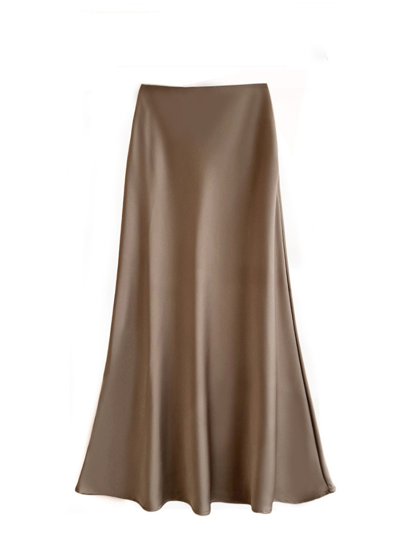 Satin bustier skirt for women