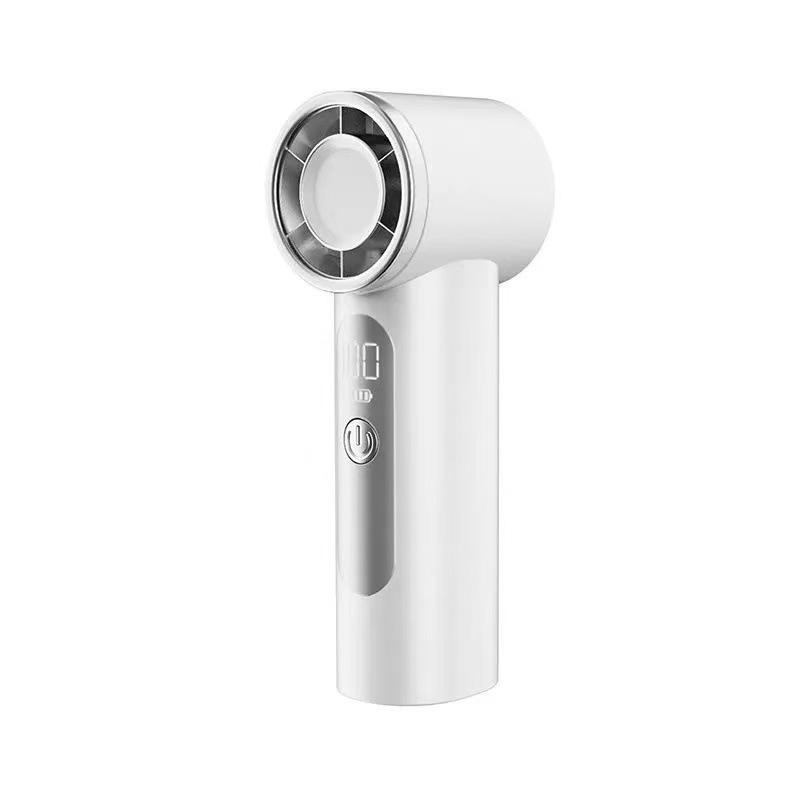 X98 Mini Violent High Speed Handheld Fan USB Charging Digital Display Outdoor Portable Turbo Pocket Small Fan