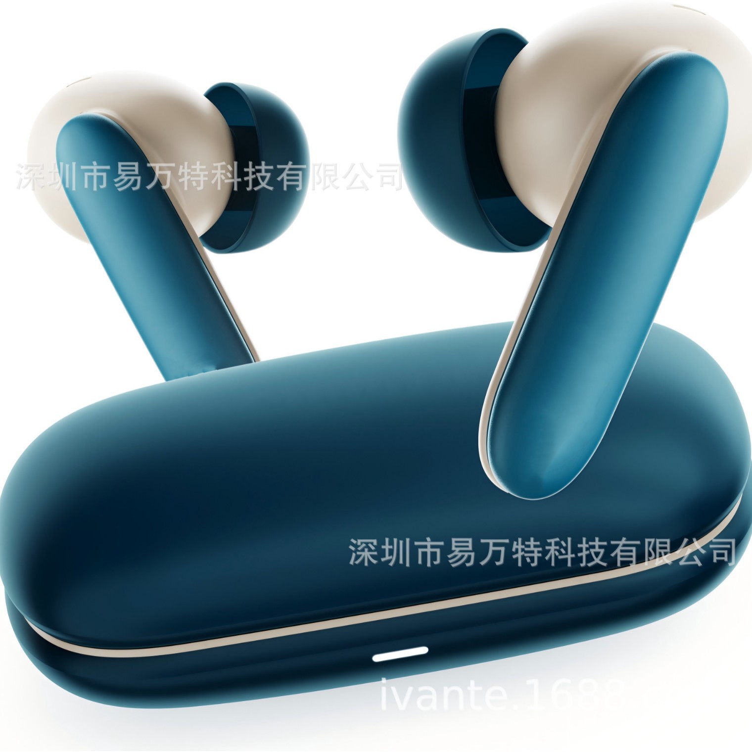 IVANTE Private Mold S49E Call ANC Active Noise Reduction Low Latency Ultra-Thin TWS In-Ear Bluetooth Headphones