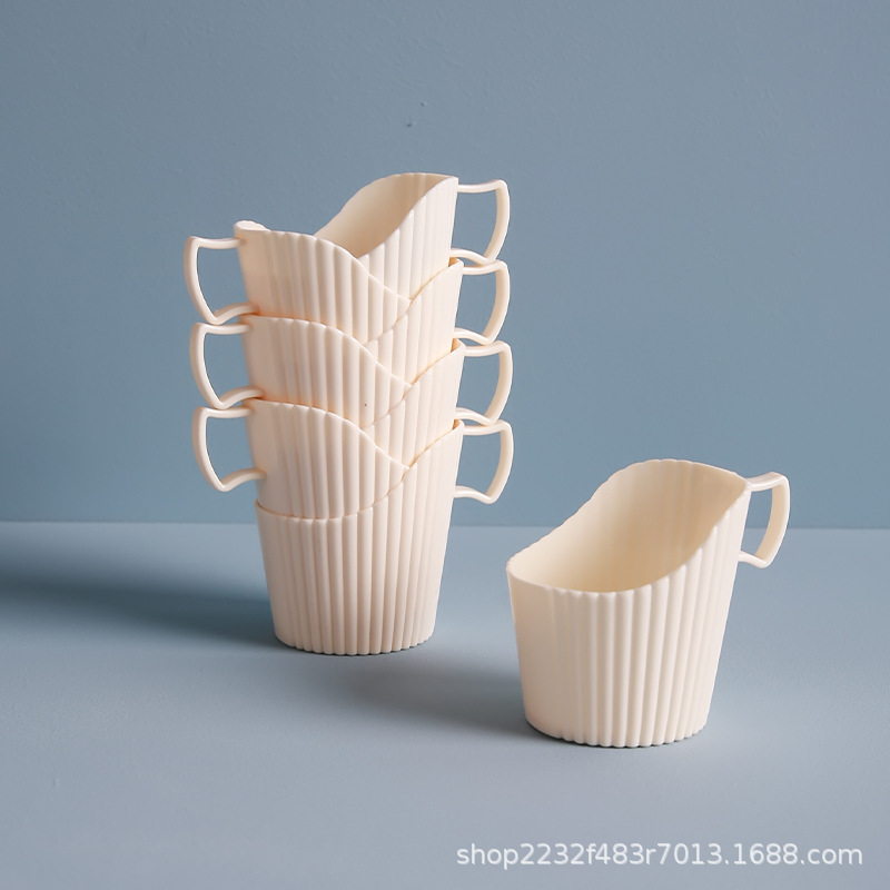 Household disposable paper cup holder, cup sleeve, thickened plastic cup holder, office anti-scald heat-insulating paper cup holder, universal