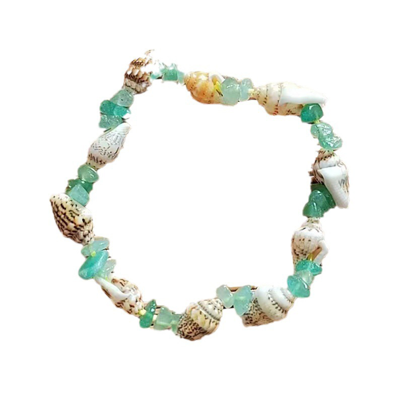 Rongshang Accessory Natural Crushed Stone Conch Bracelet Beach Leisure Shell Hand Ornament Bracelet