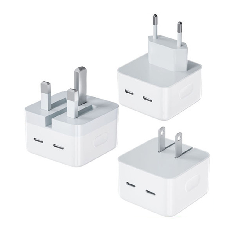 Applicable Apple Charger Original US EU UK Standard PD35W Apple Charging Head Dual C 40W 50W Phone Fast Charging Head