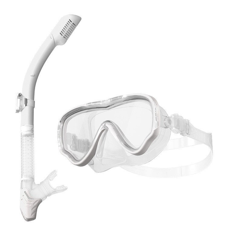 New diving mask snorkel full dry anti-fog set snorkeling mask mouthpiece silicone diving mask