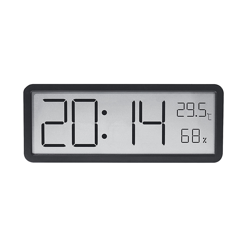 INS Simple Large Screen Clock Living Room Wall Clock Temperature and Humidity Clock Modern Clock Hanging or Standing YD106