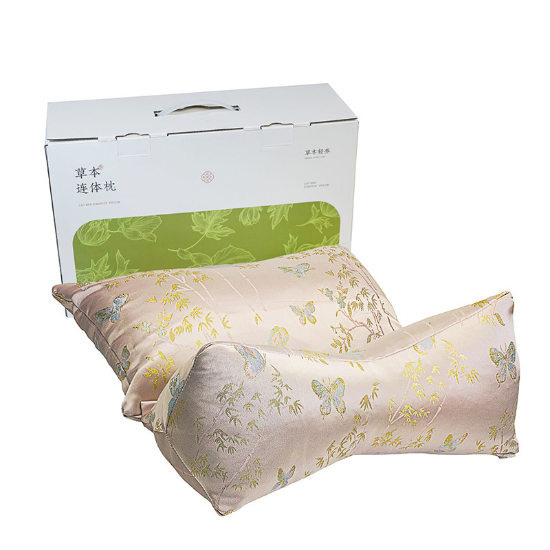 Festival Mugwort Cervical Triangle Pillow Home Use Sleep Neck Protection Gift Box Long-lasting Non-collapsing Mugwort Cervical Pillow