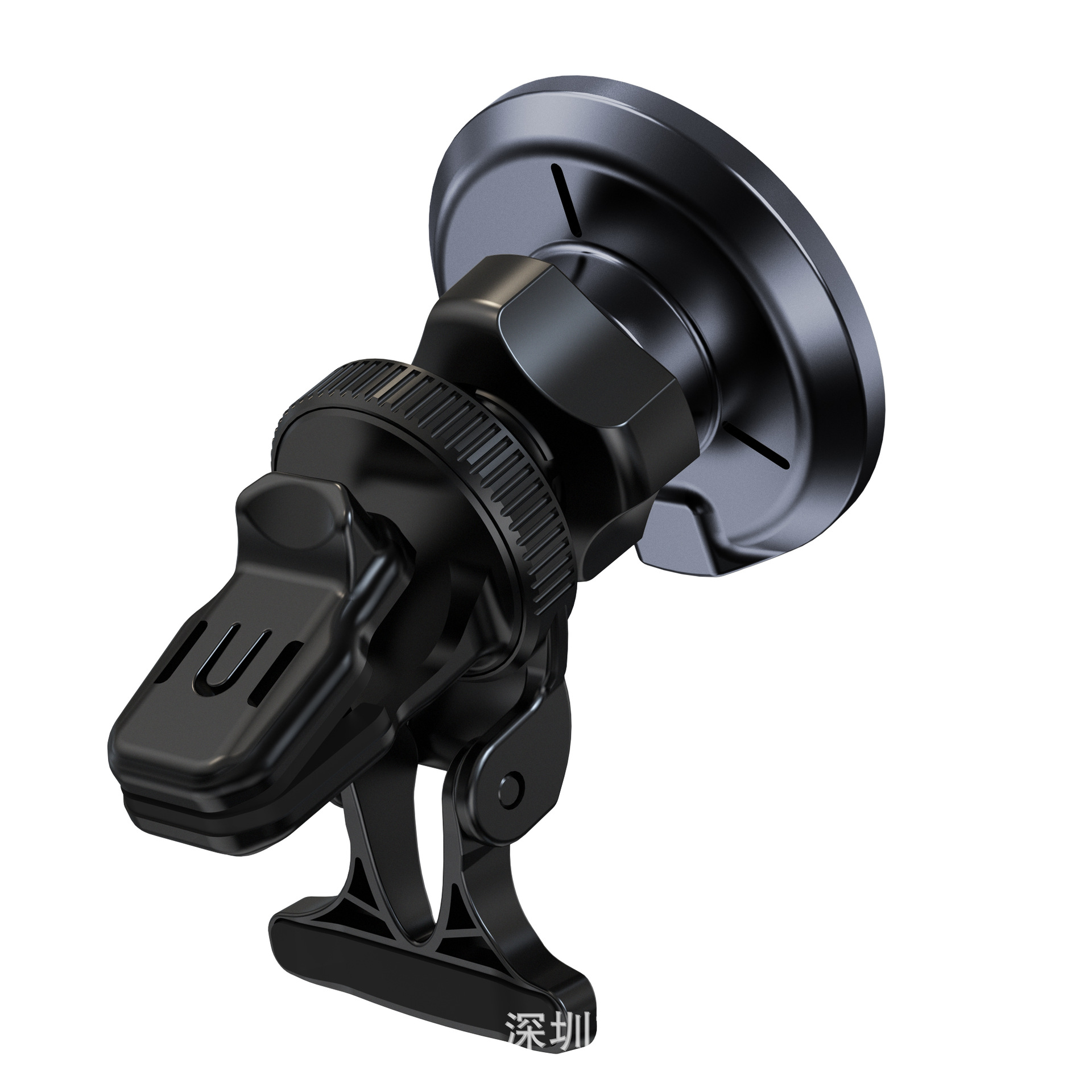 QI2.2 25W private mold magsafe magnetic car wireless charger phone mount for Apple RGB light