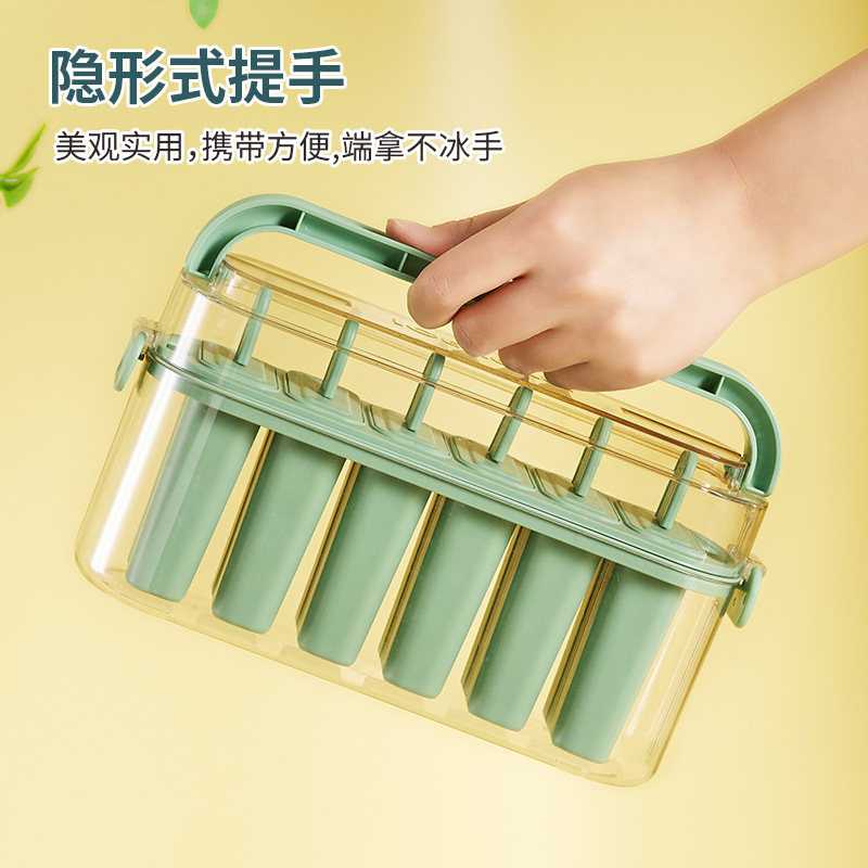 Homemade Ice Cream Mold Food-Grade Silicone Popsicle Mold for Kids Ice Cream Mold Freeze Ice Cubes