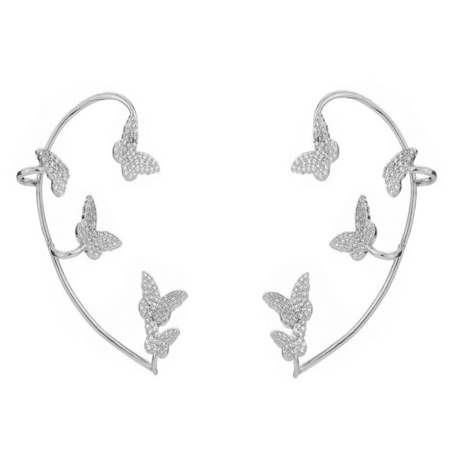 Fairy butterfly ear cuff no piercing earring feel jewelry