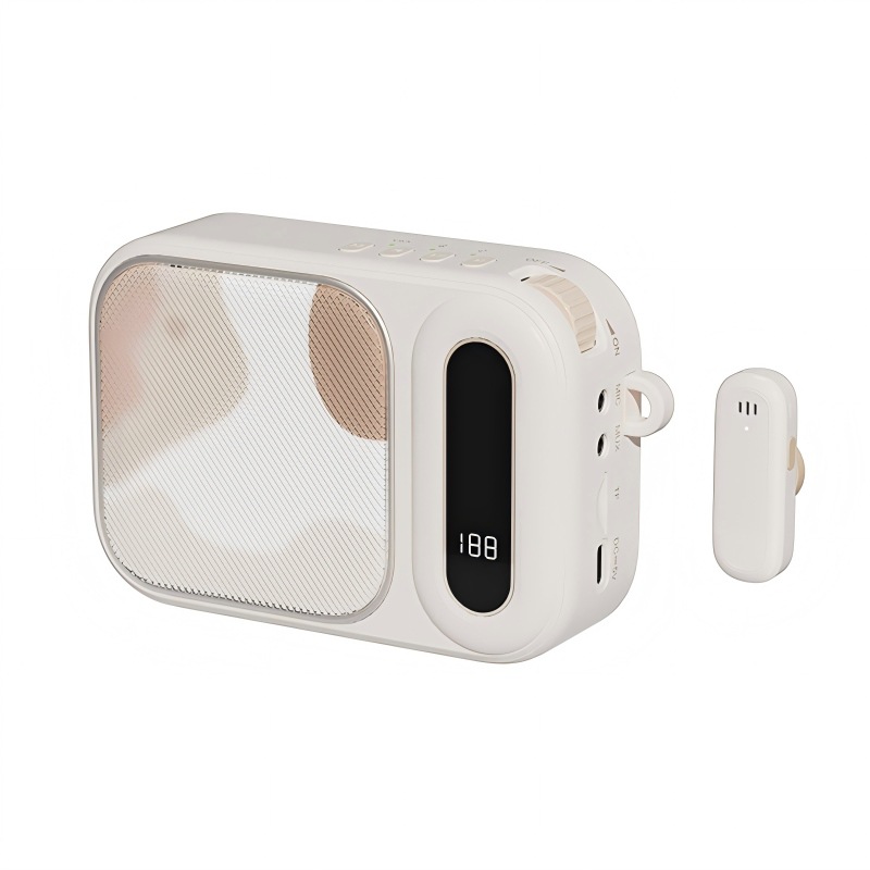 Wireless Clip-on Amplifier for Street Vending, Loud Speaker, Recording, Portable Outdoor Amplifier, Loud Speaker