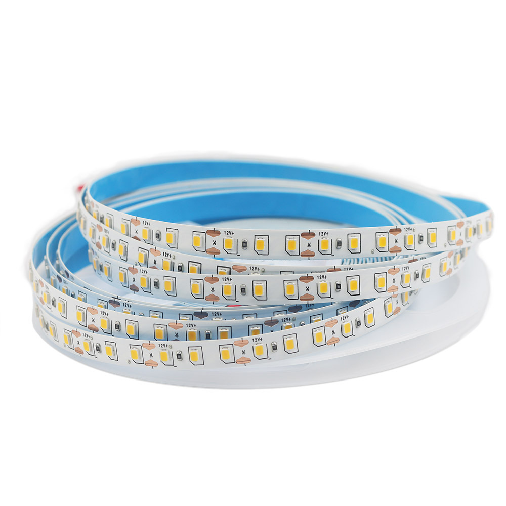 LED strip 2835 self-adhesive backing 12V golden yellow light 120 lights bare board 8mm with wire SMD light strip first purchase then payment