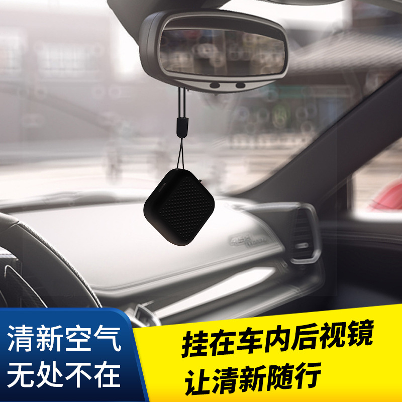 Portable neck-worn air purifier small mini negative ion personal necklace wearable remove second-hand smoke pendant