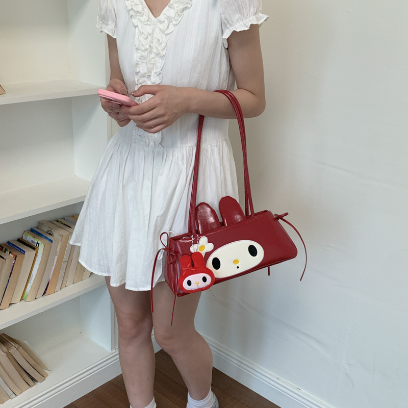 Sweet Melody Armpit Bag 2026 New Polka Dot Handbag Student Daily Single Shoulder Bag