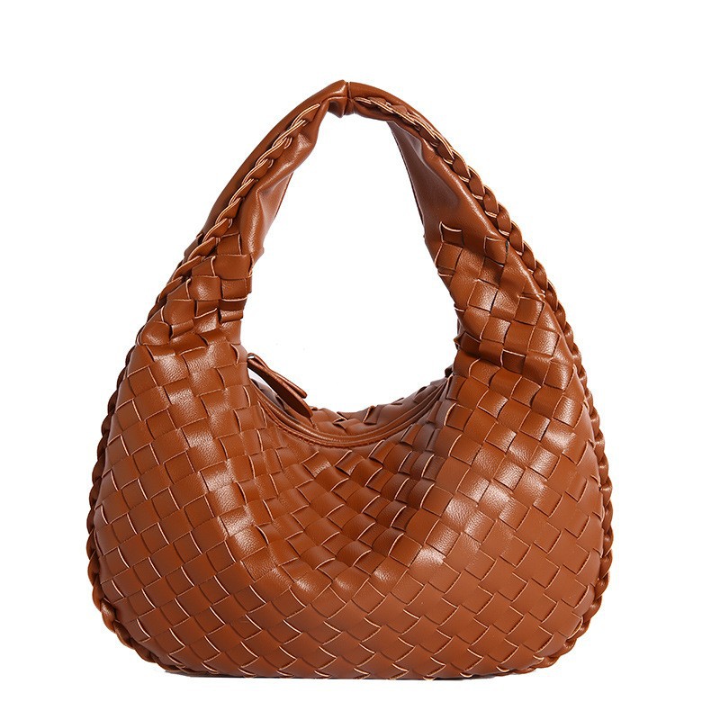 Woven Bag for Women Shoulder Underarm Bag Niche Textured Handheld Commuter Bag
