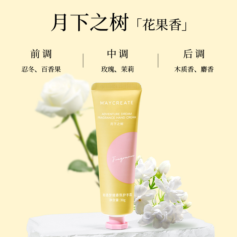 Jianmei Chuangyan Hand Cream 30g Plant Extract Hand Cream 10 Flavors Optional