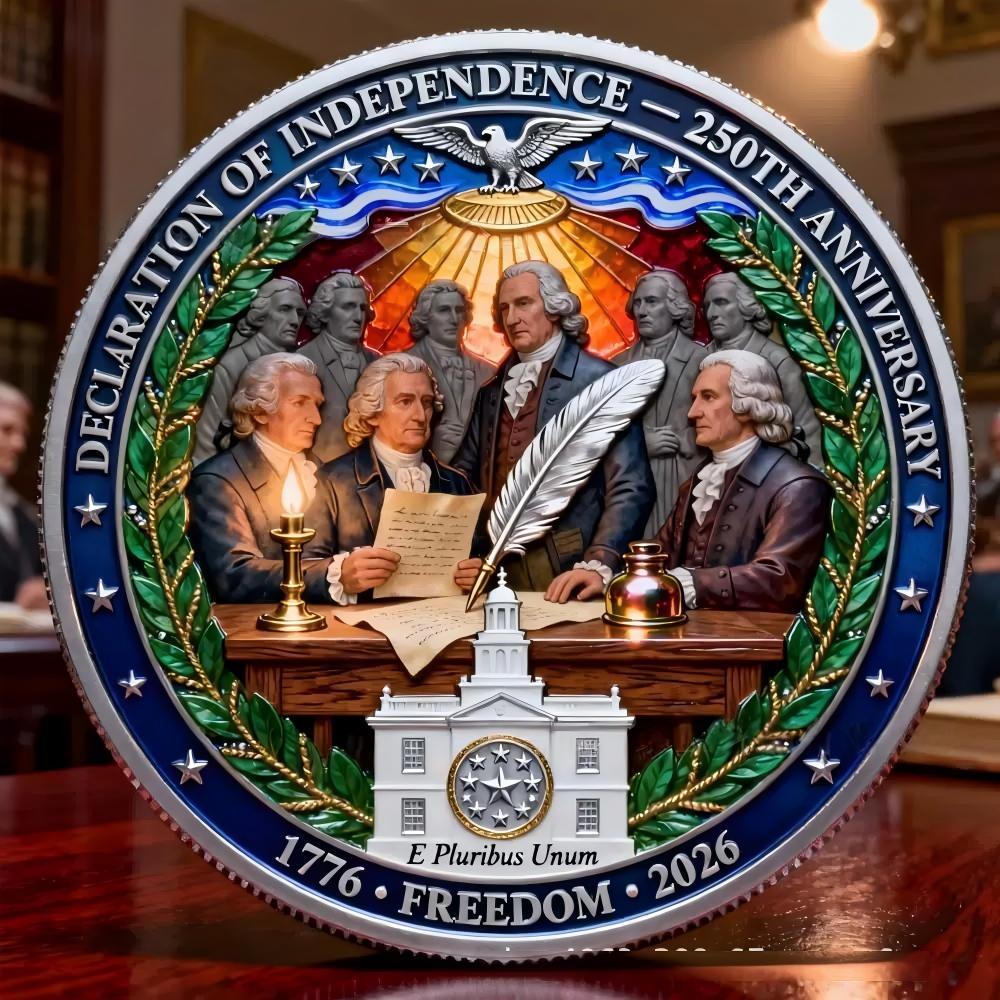 美国250周年纪念币The 250th Anniversary Independence Day Coin
