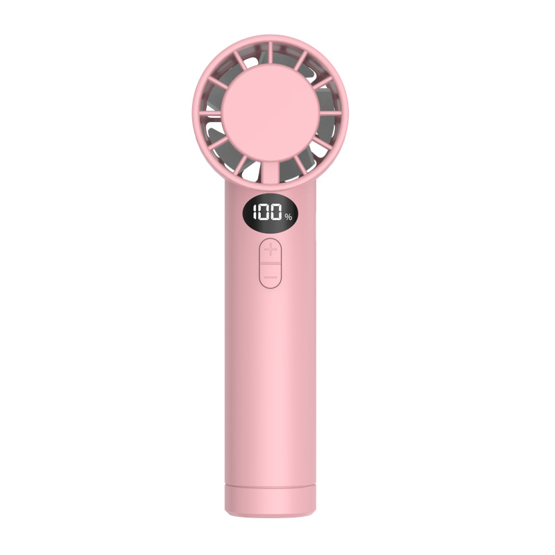 New Handheld Fan 100 Gears Strong Wind Long Battery Life Violent Fan USB Charging Mini Silent Small Fan