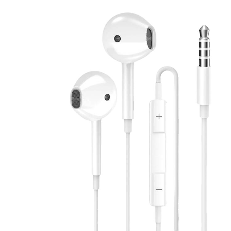 Pisen wired earphones semi-in-ear 3.5mm round plug high sound quality mobile phone in-line control Android sports game