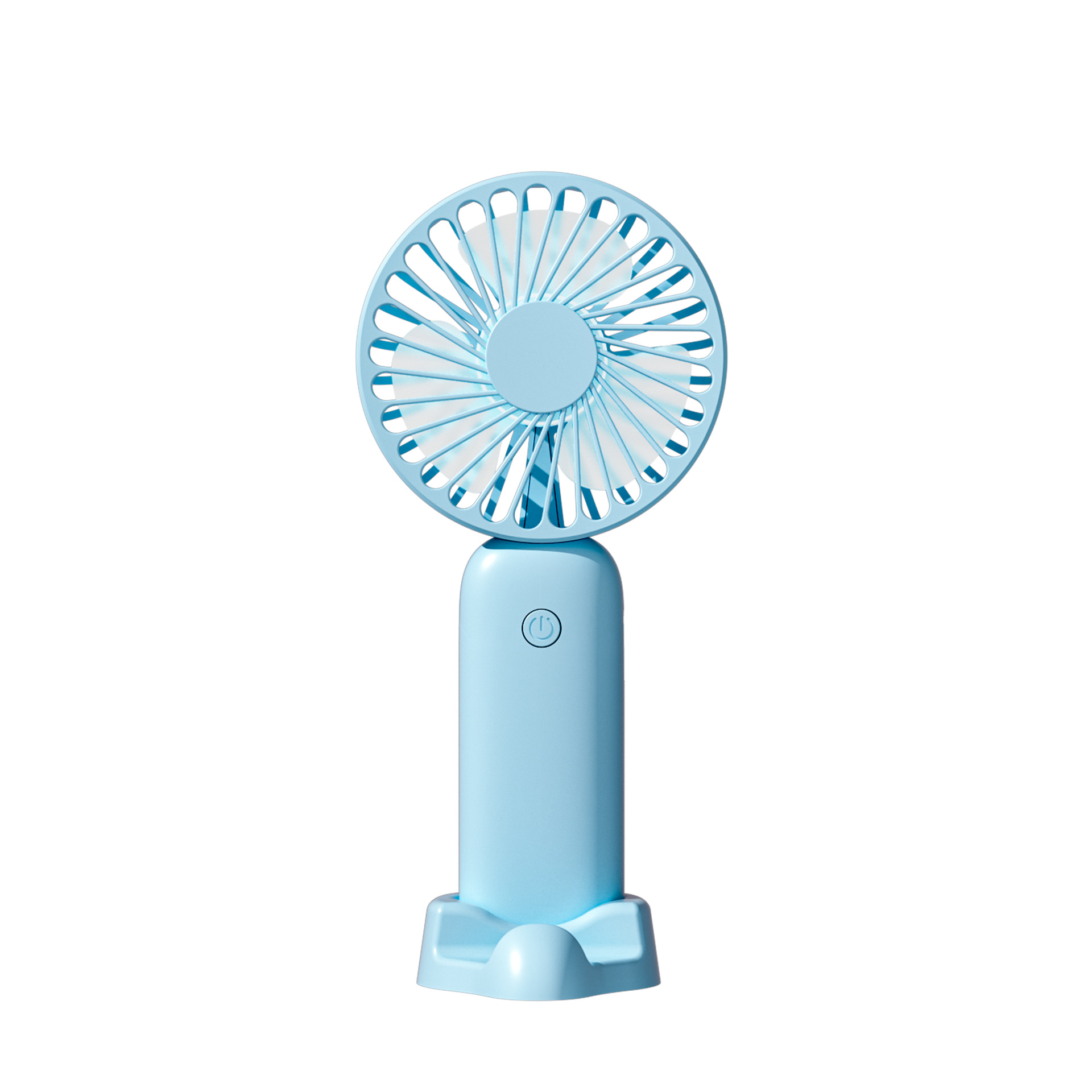 2025 New Handheld Mini Fan USB Portable Student Outdoor Strong Wind LOGO Fan