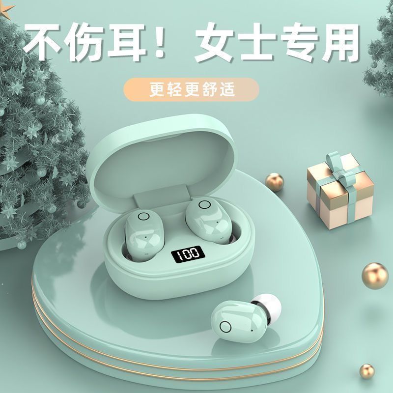 New Women's Bluetooth Headset J15 Wireless Earbuds Mini Cute Female Comfortable High Sound Quality E6S