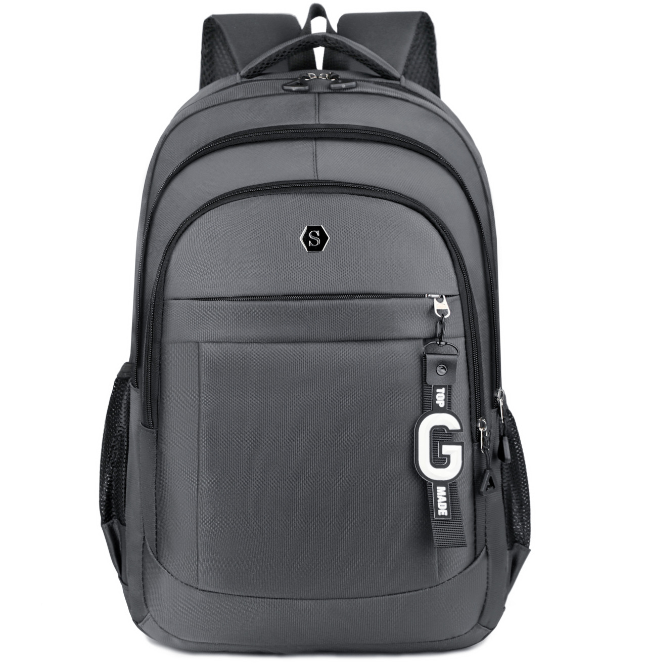Backpack men women junior high school high school college student Oxford cloth schoolbag large capacity Europe business trip travel backpack