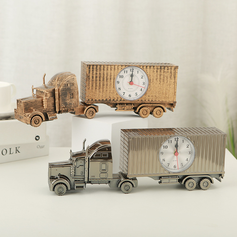 Tractor Trailer Container Truck Alarm Clock Alarm Clock Alarm Clock Student Bedside Clock Home Alarm Clock