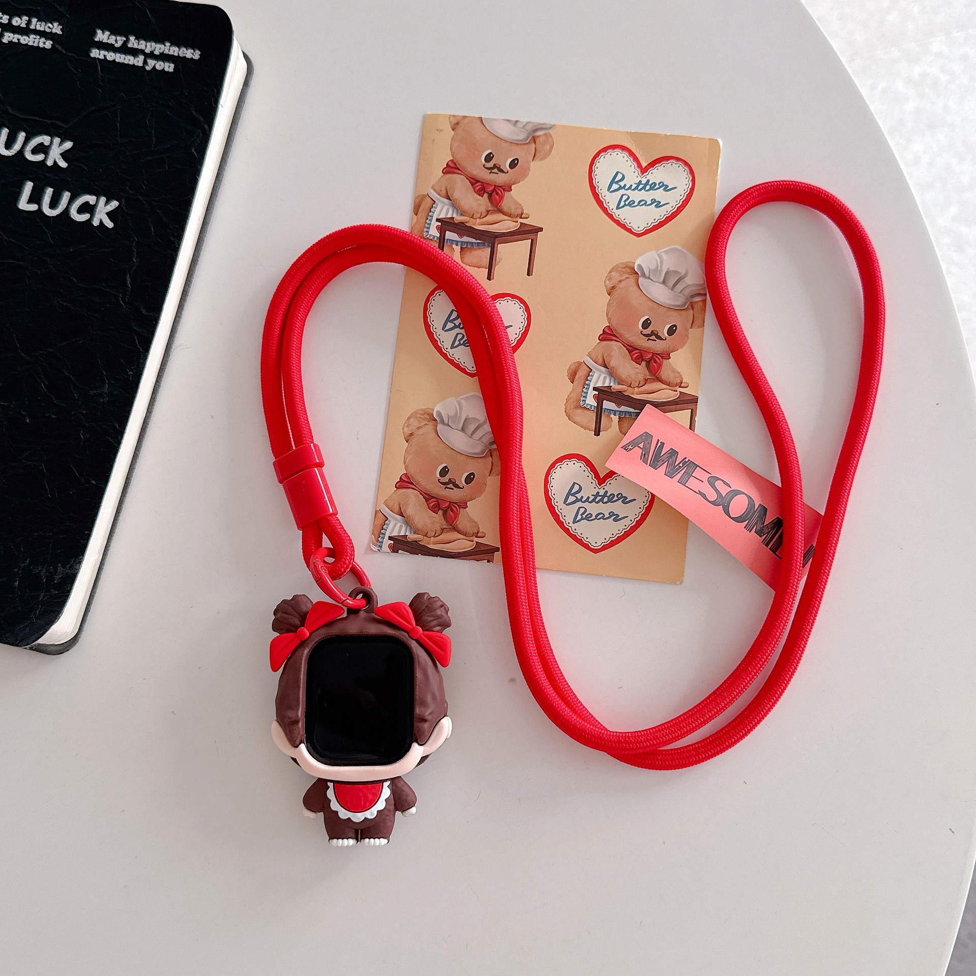 Cute Meng Qiqi Apple Apple watch S11/10/9 compatible iWatch Ultra protective case silicone