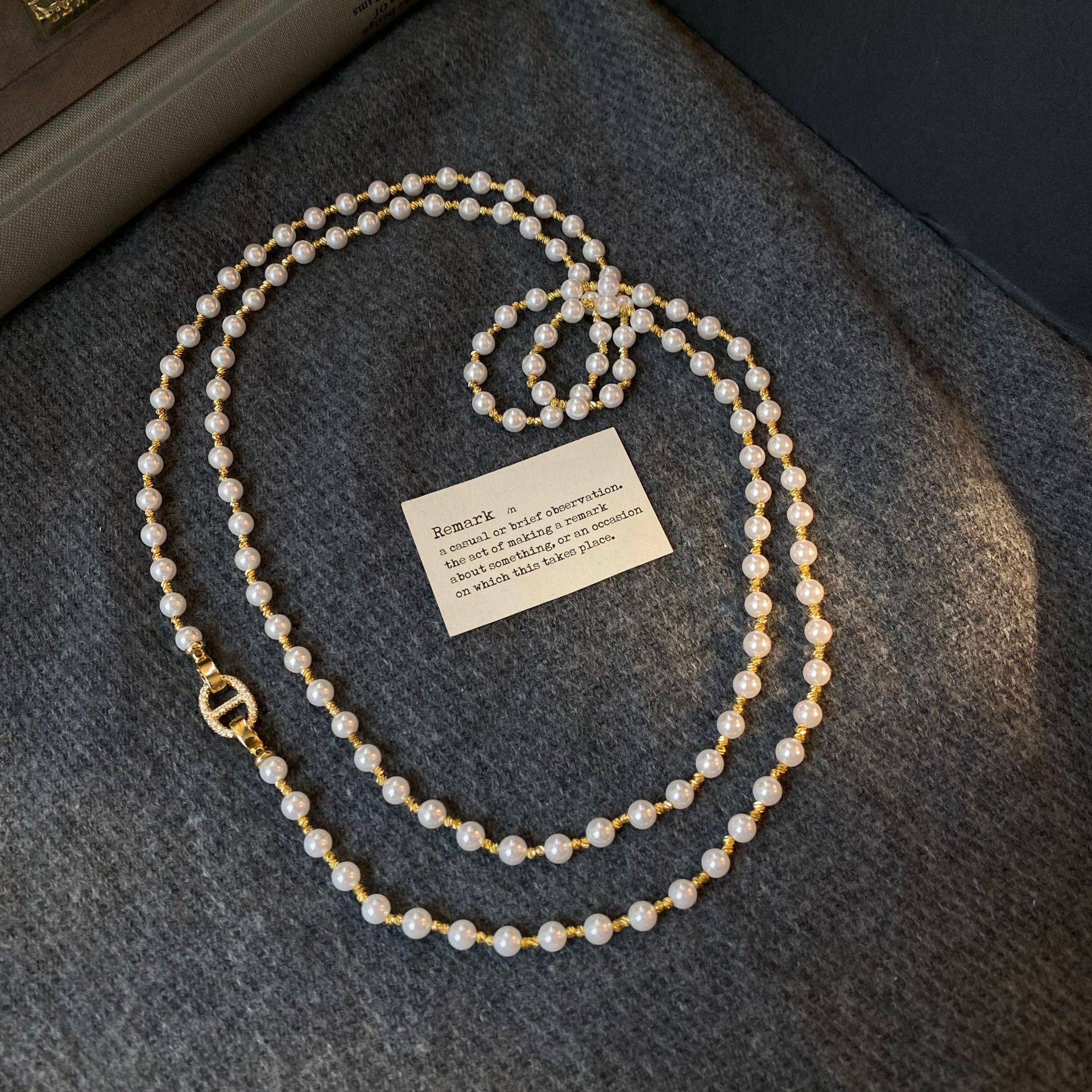 猪鼻子项链6mm（120cm）
