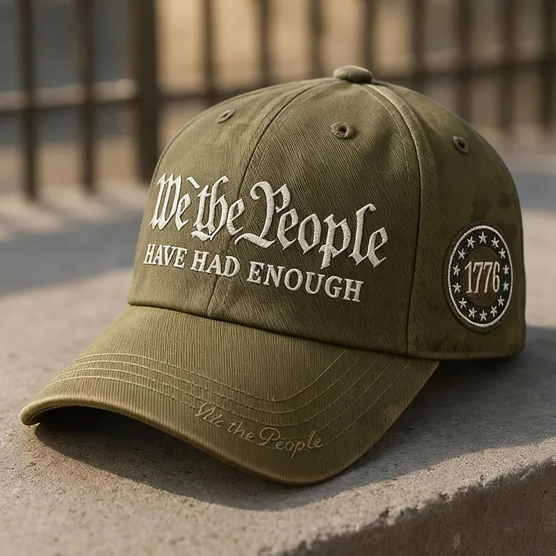 WETHEPEOPLE Embroidered Baseball Cap US Independent Station Distressed Outdoor Sun-Protective Hat Women's Visor Cap