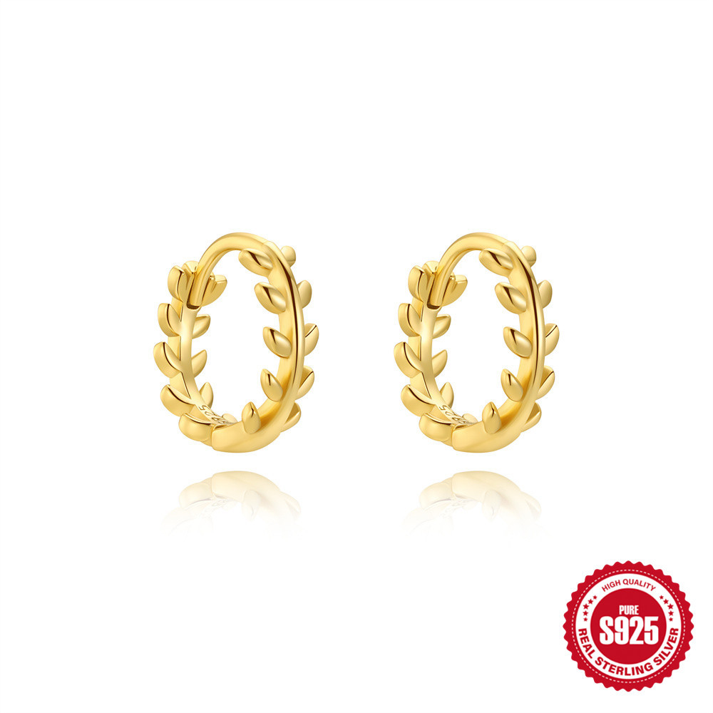 Sterling silver 925 star ear hoop ear buckle earring women's ear accessories jewelry