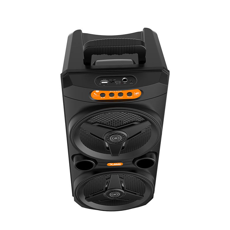 New portable dance dual 6.5-inch RGB loud volume high sound quality USB Bluetooth speaker