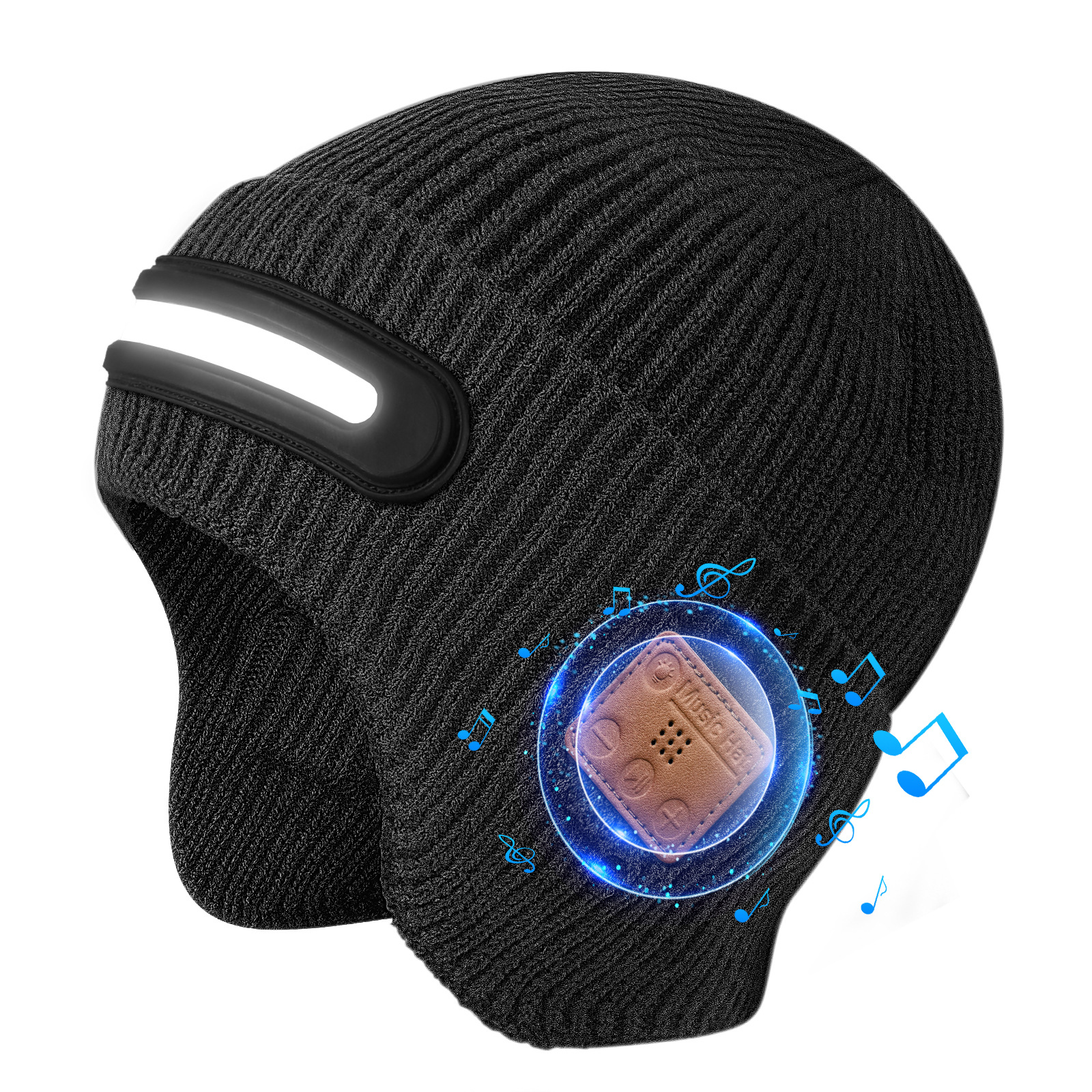 TK new and unique product LED lighting light-up hat Bluetooth music hat new