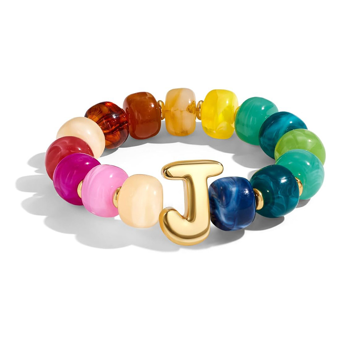 Acrylic Oval Stitching Bracelet Simple Casual Bracelet Niche Women's Jewelry