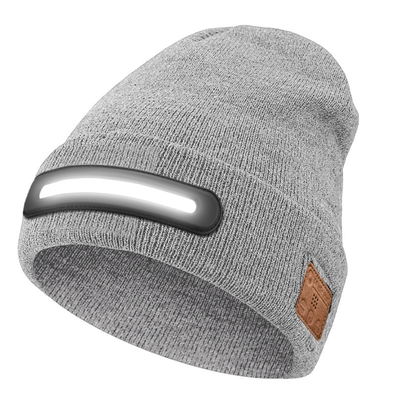 Night Outdoor Adventure Glowing Lighting Bluetooth LED Lamp Hat TK Light Effect Music Hat Factory